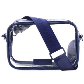  Madden Girl Clear Camera Crossbody Front View