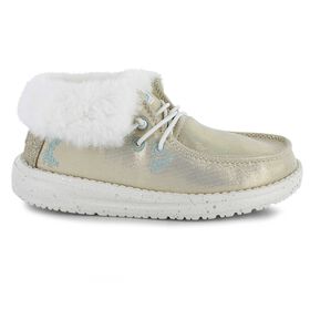  HEYDUDE Fold Youth Metallic Shine Right Side View