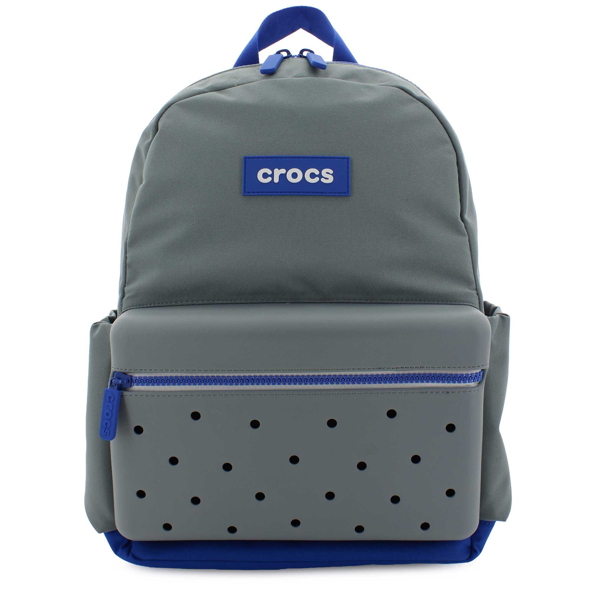 Crocs Two-Tone Nylon Backpack Front View