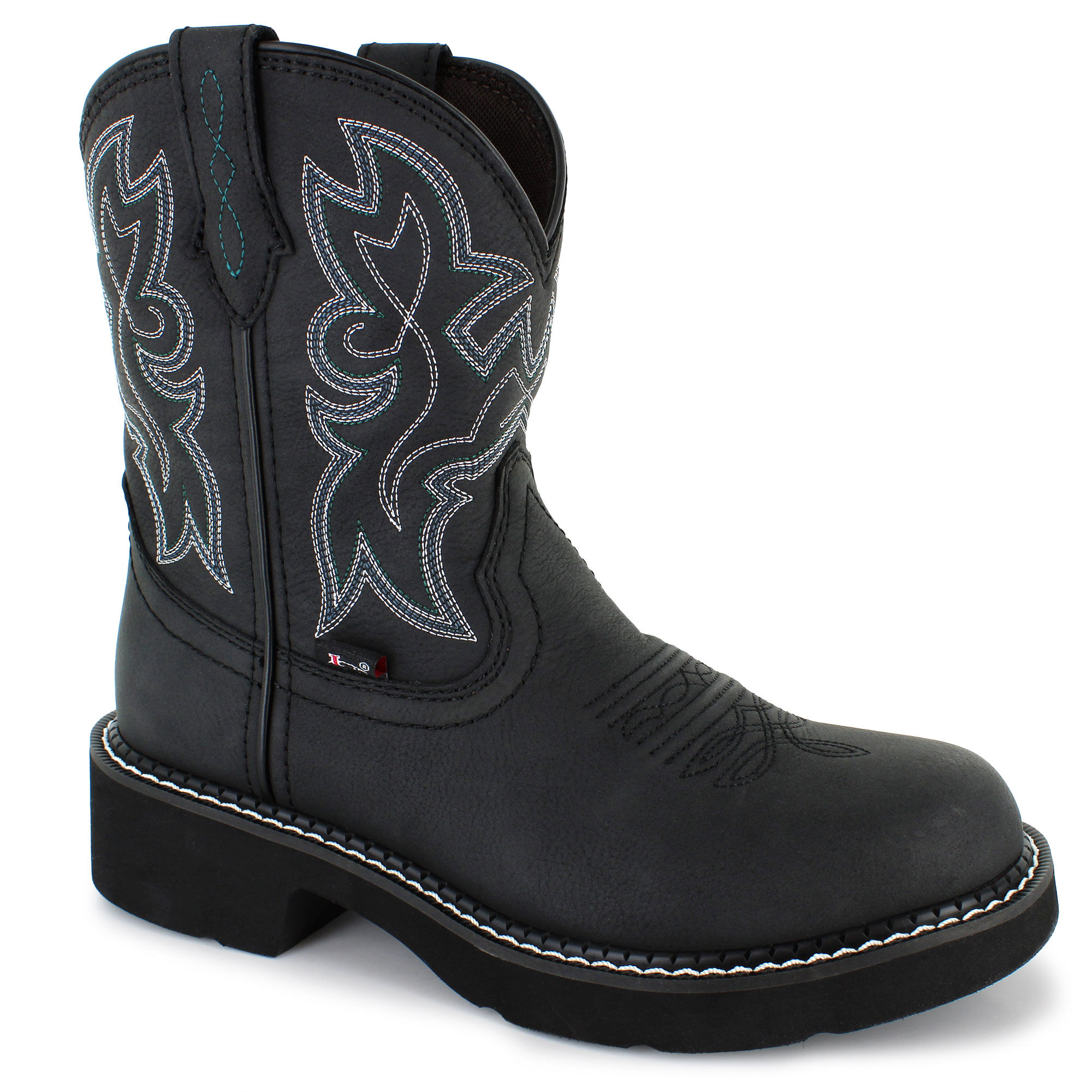 Justin Kay Mid Round-Toe Right Side View