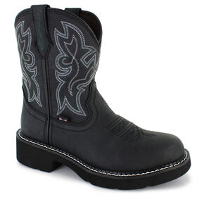 Ankle/Bootie Justin Kay Mid Round-Toe Right Side View