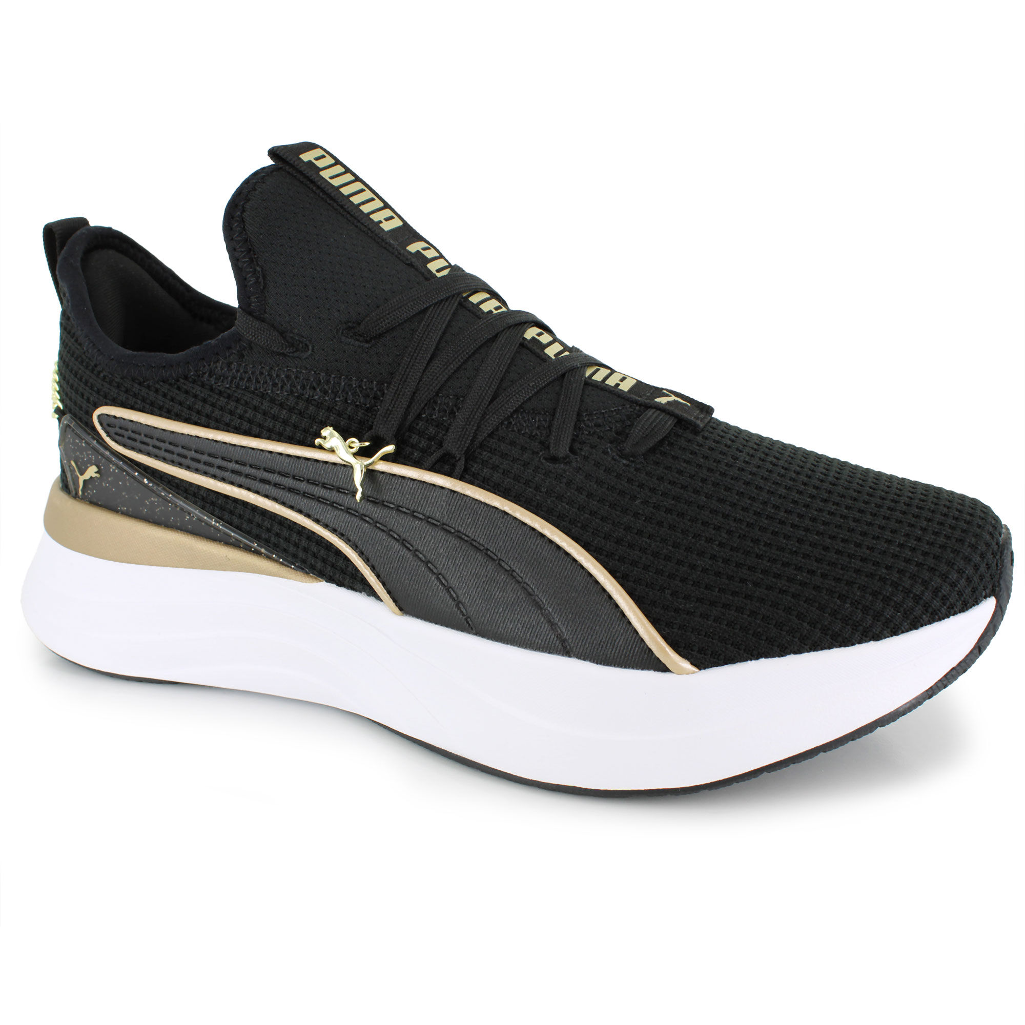 PUMA SoftRide Sabrina Polished Chrome Right Side View