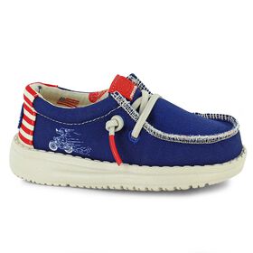 Patriotic Footwear and Accessories HEYDUDE Wally Toddler Cool Dudes Right Side View