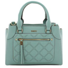  Rosetti Uptown Perforated Satchel Front View