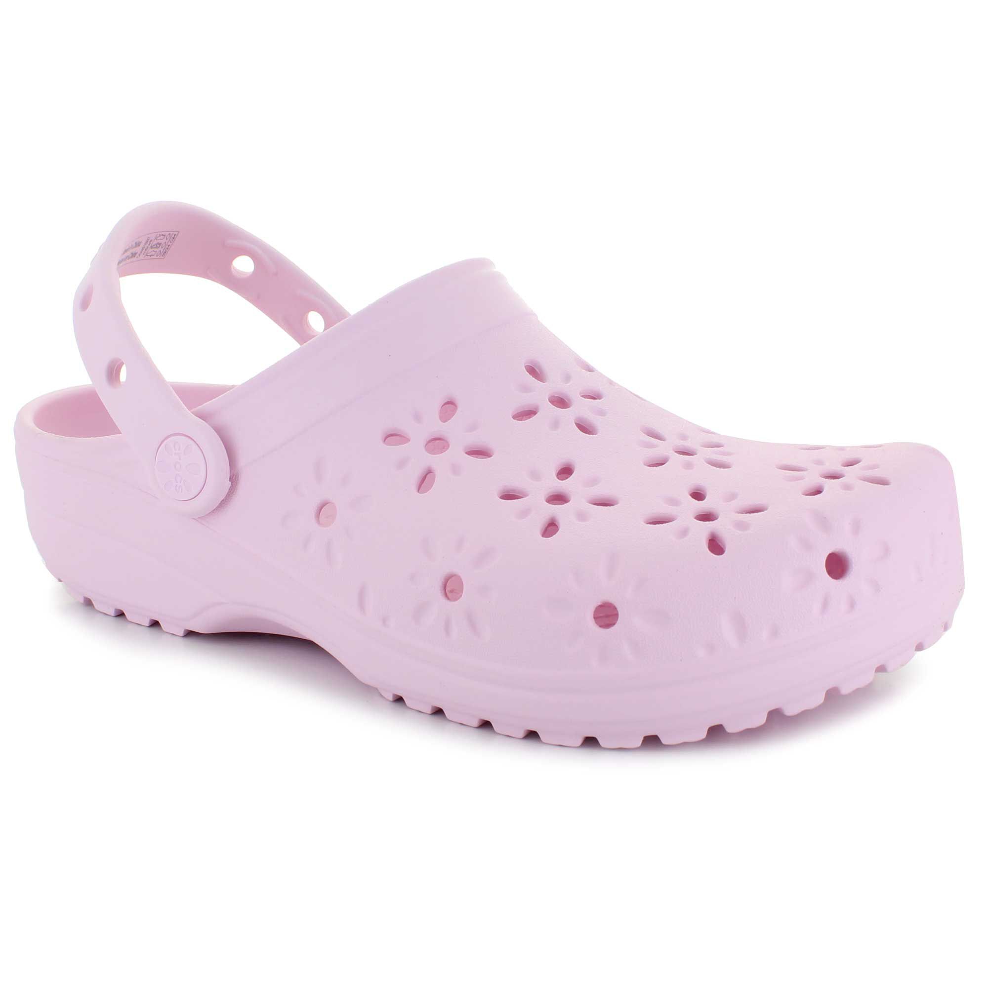 Crocs Classic Floral Cut-Out Clog Right Side View