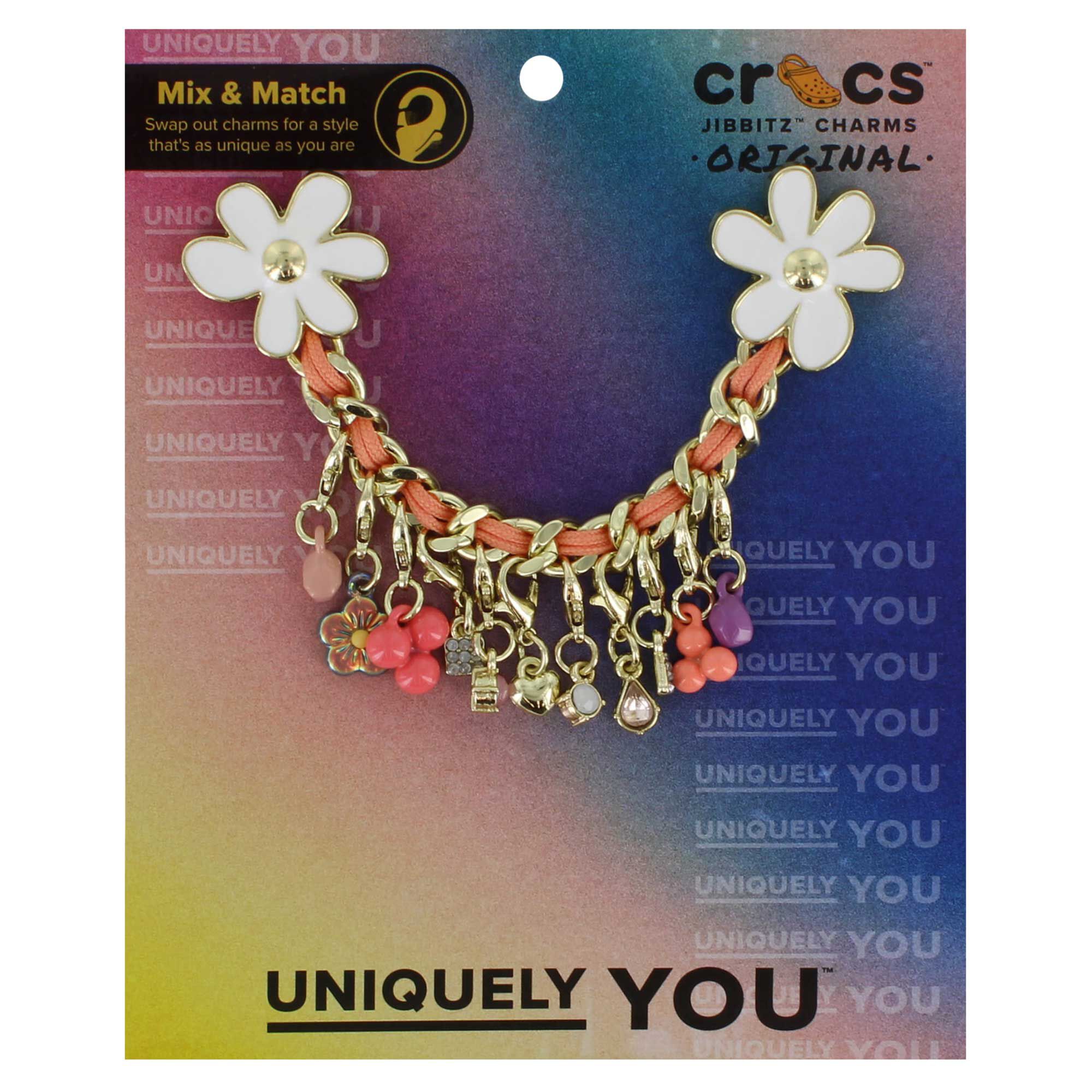 Crocs Jibbitz Ribbon Adjustable Charm Chain Front Package View