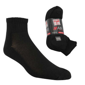 Socks Men's Air Sports World Quarter 10 For $10 Side View With Package