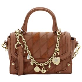  Madden Girl Patchwork Top Handle With Chain Front View