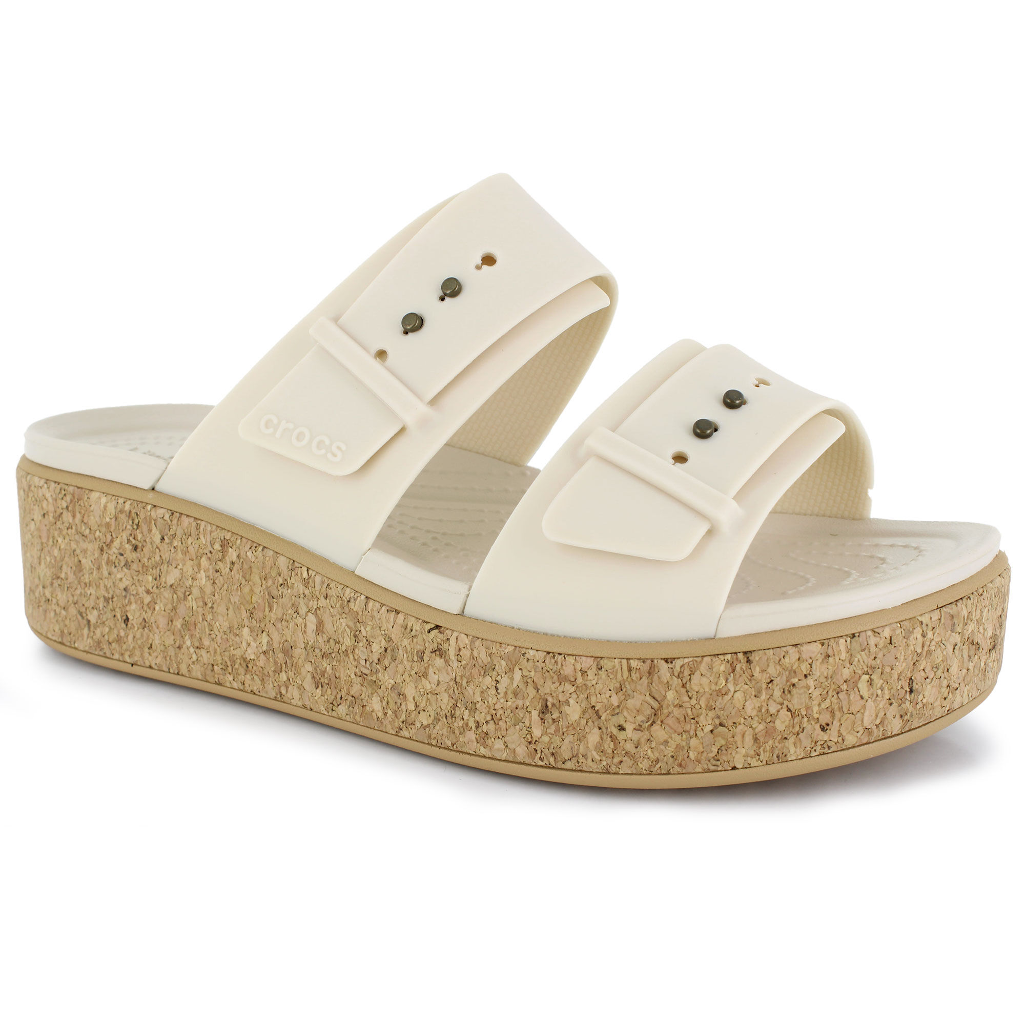 Crocs Brooklyn Cork Buckle Front View