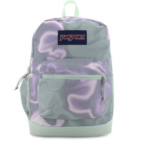  JanSport Cross Town Plus Platinum Puddles Backpack Front View