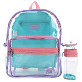 Clear Madden Girl Clear Dome Backpack Front View