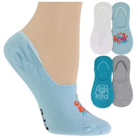  Women's Columbia PFG Floral Liner 4-Pair Pack Side View With Package