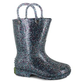 Rain and Weather Boots Western Chief Glitter PVC Right Side View