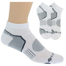 Socks Men's Columbia Balance Point No-Show 2-Pair Pack Side View With Package