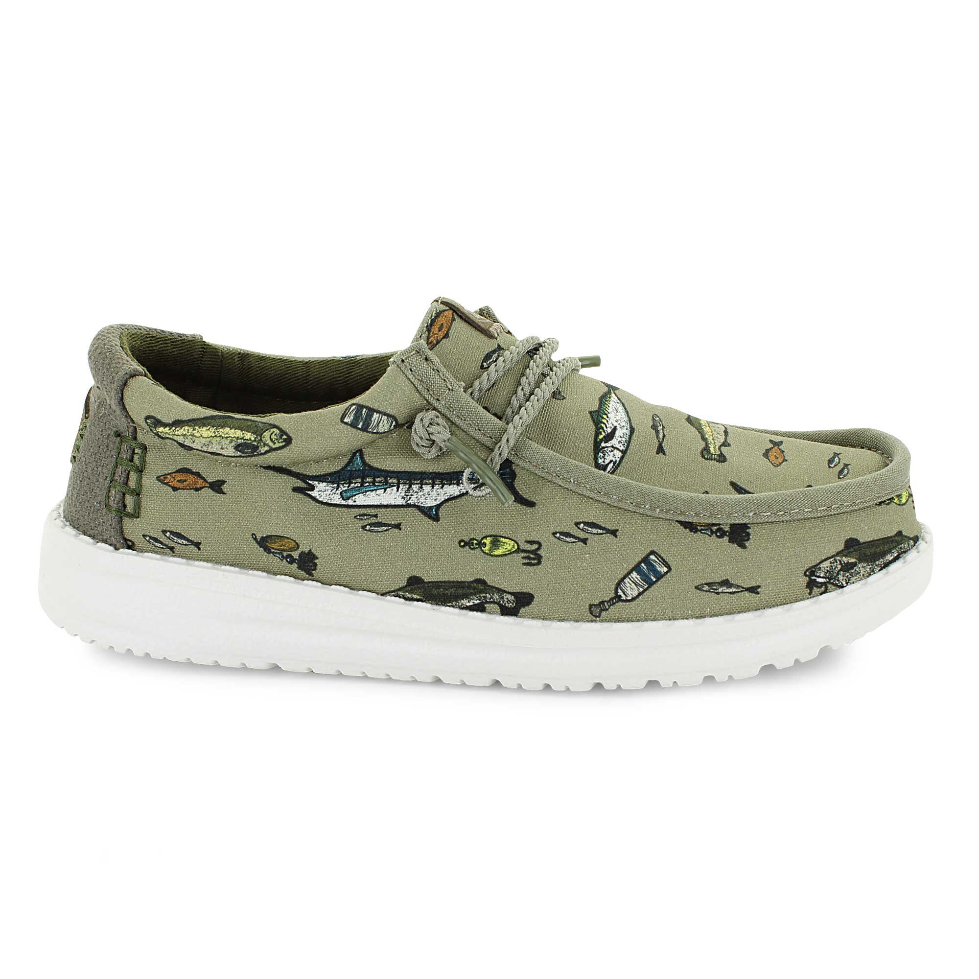 Zapatos Gap Para Niño Hey Dude Kids Wally Funk Mono Slip-On