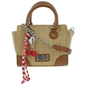  Madden Girl Straw Mini Tote Front View