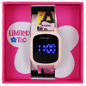 Watches & Jewelry Limited Too Paris-Themed Digital Watch Front Product View