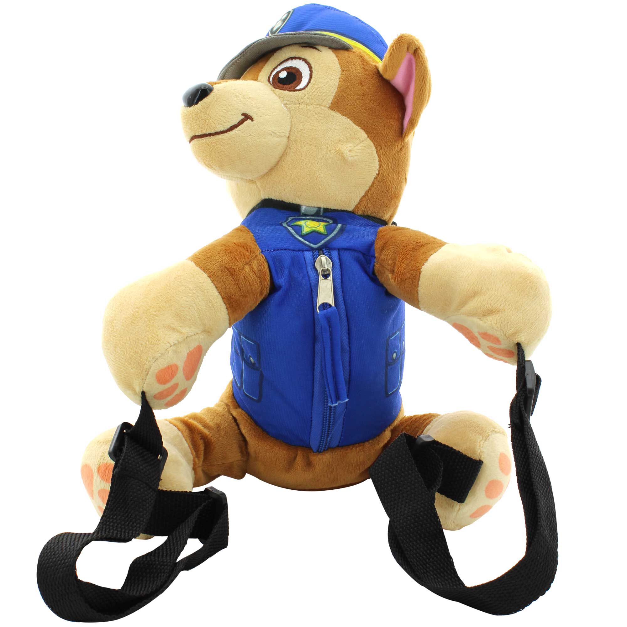 PAW Patrol Chase Plush Backpack Front View