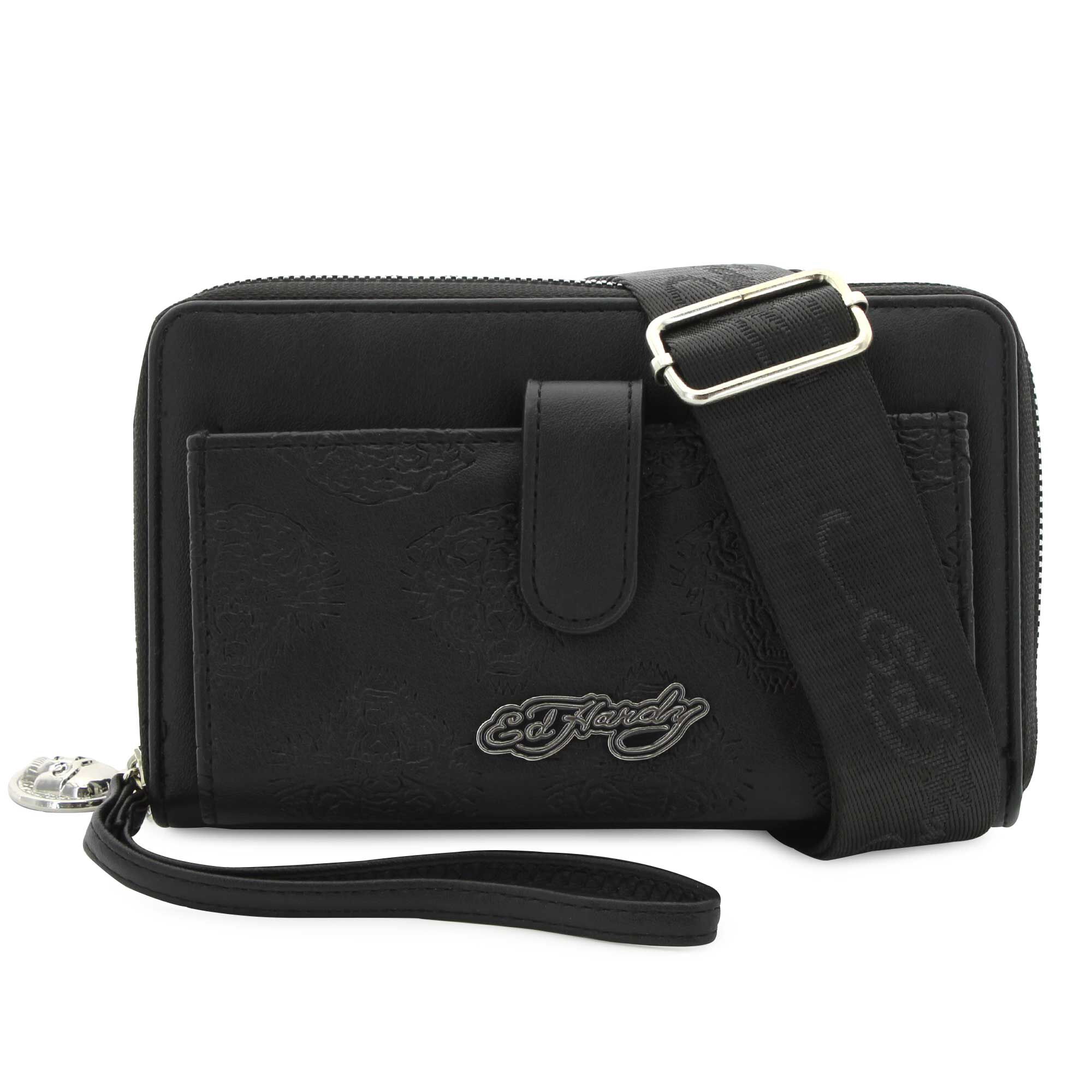 Ed Hardy Lizzy Wallet-On-A-String Front View