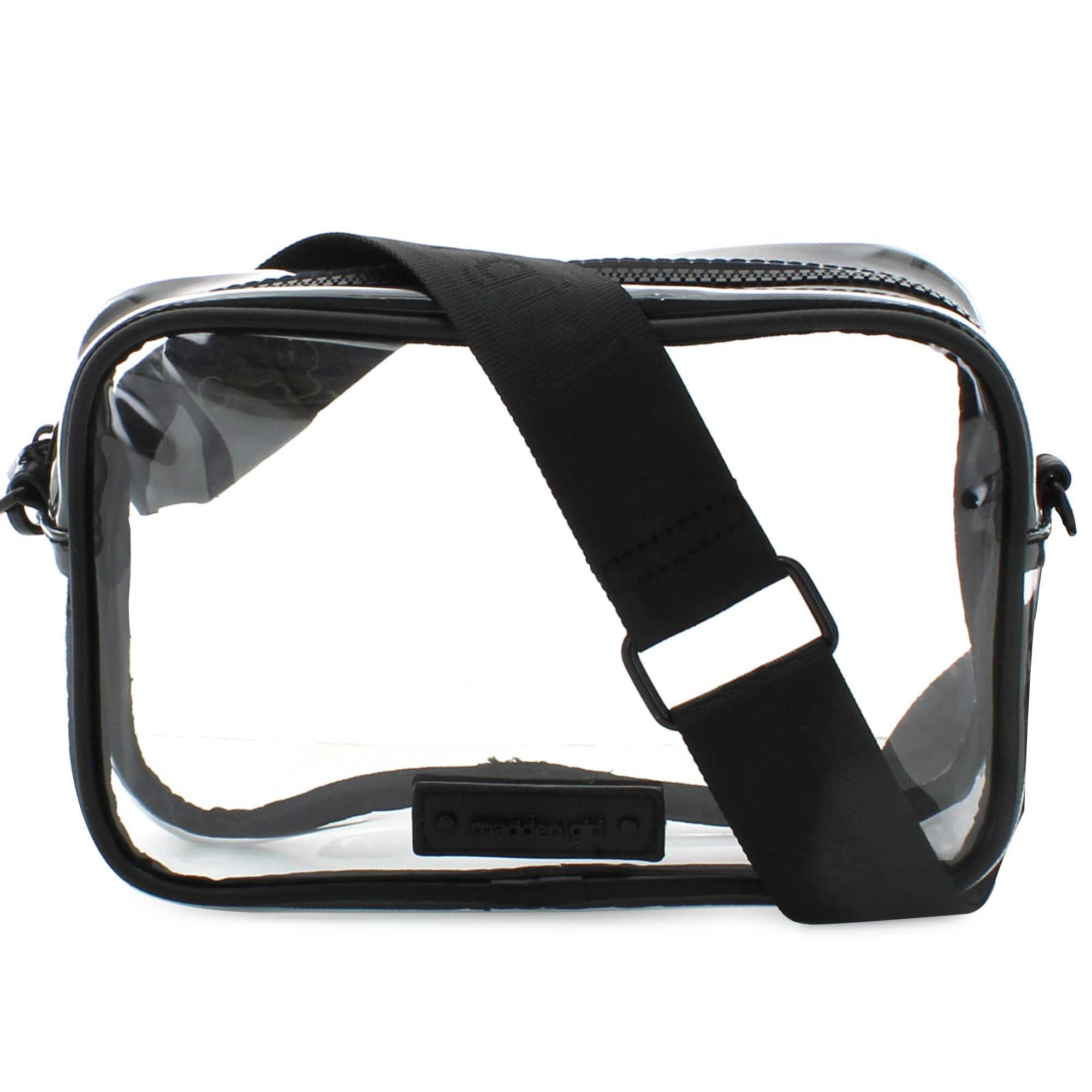 Madden Girl Clear Camera Crossbody Front View