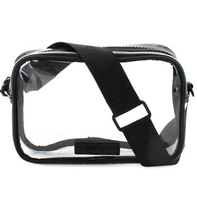 Crossbody Madden Girl Clear Camera Crossbody Front View
