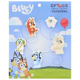  Crocs Jibbitz Bluey Multi 5-Pack Front Package View