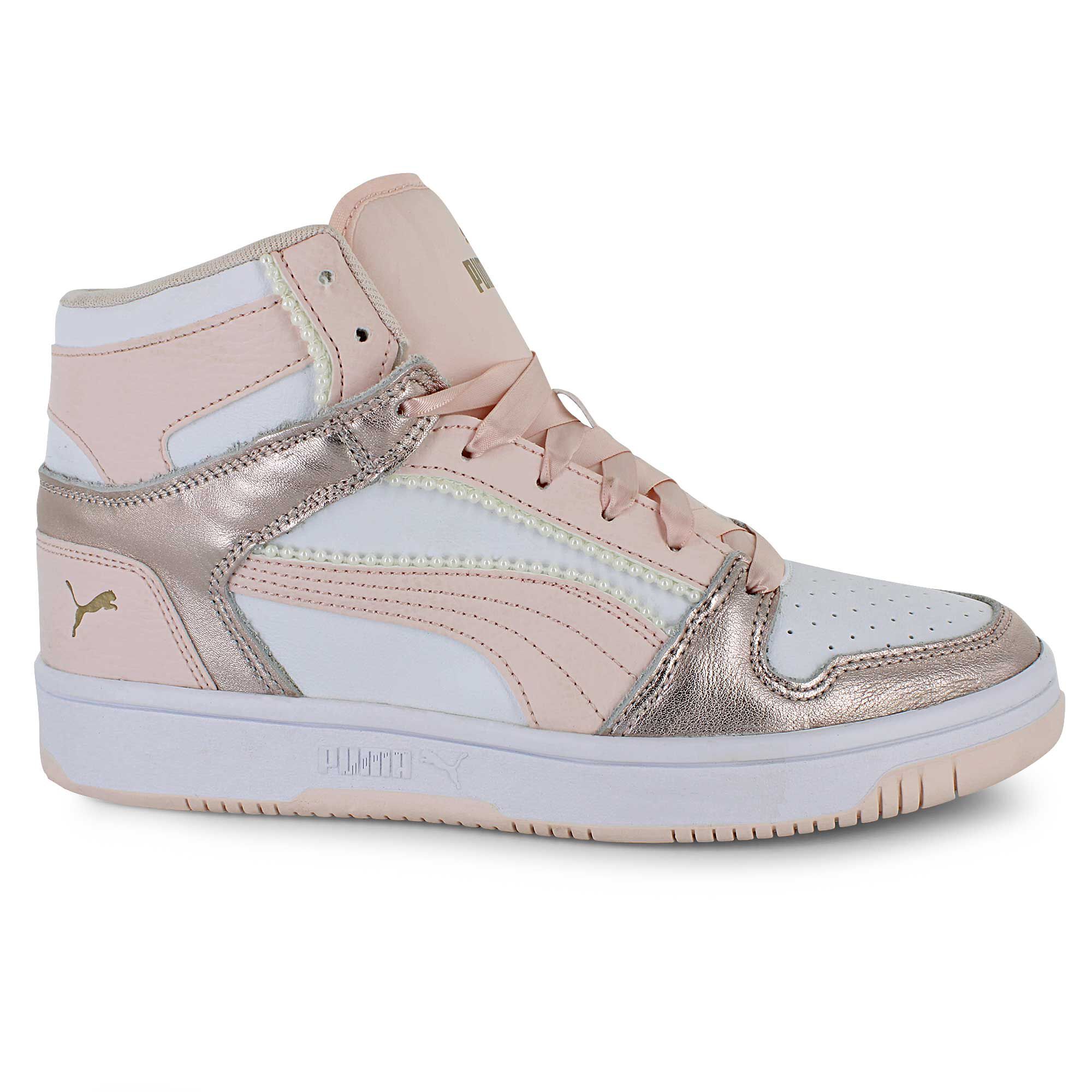 PUMA Rebound LayUp Nu Romantic Jr Right Side View