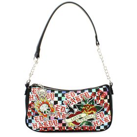 Crossbody Ed Hardy Erica Baguette Front View