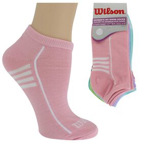 Socks Women's Wilson No-Show Socks 10 For $10 Side View With Package