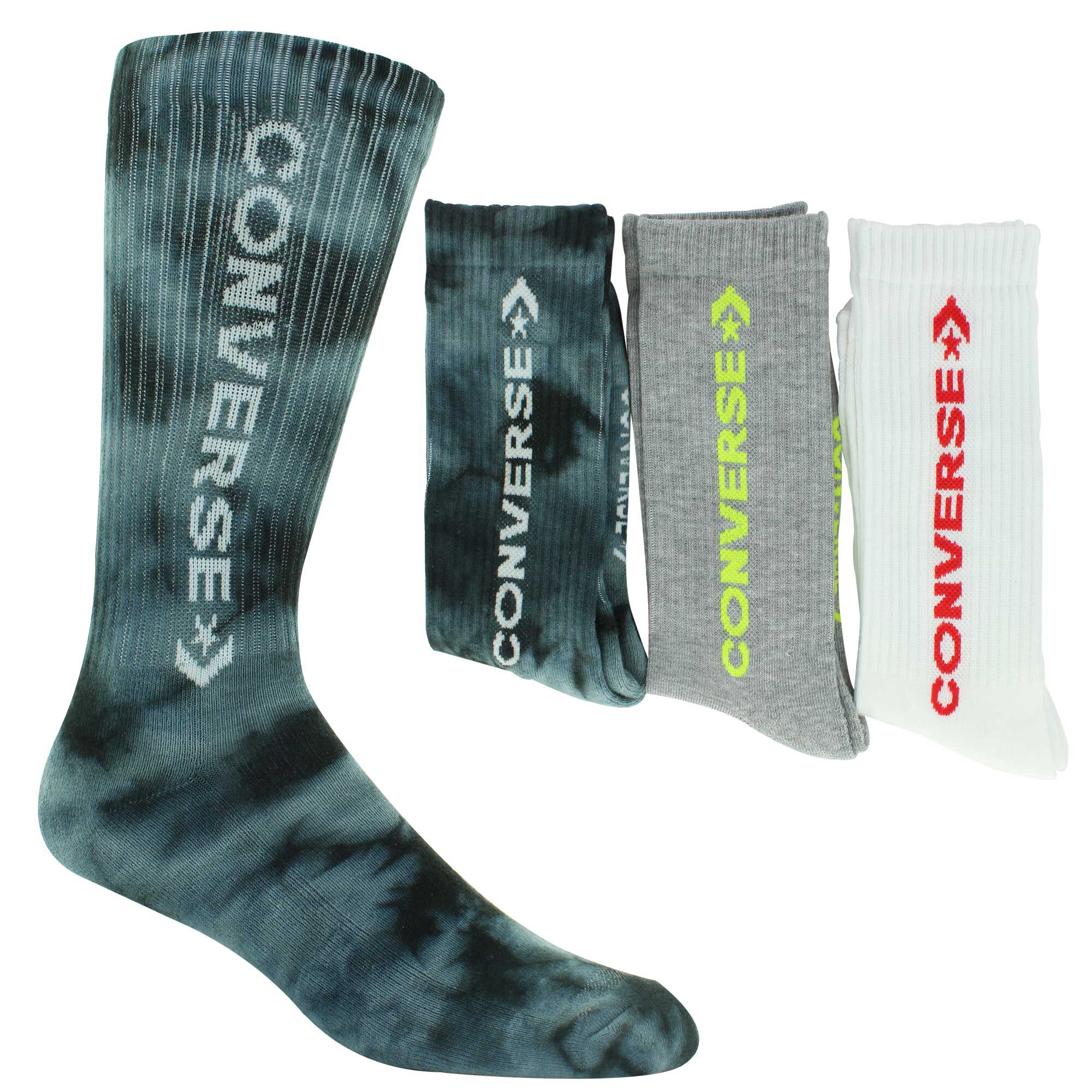 converse men's crew socks
