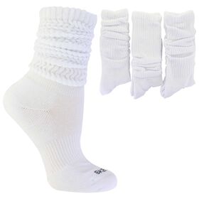 Socks Women's Skechers Active Slouch Socks 3-Pair Pack Side View With Package