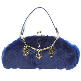  Baby Phat Janet Faux-Fur Handbag Front View