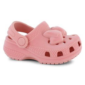  Crocs Littles Classic Velvet Bow Clog-T Right Side View