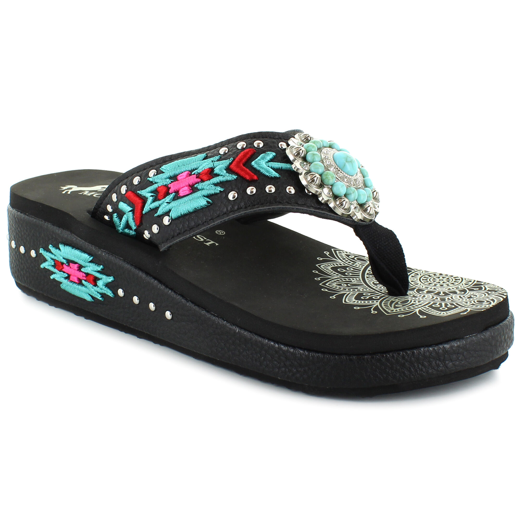 montana west flip flops
