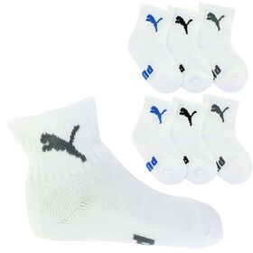  Infants' Puma Anklet 6-Pair Pack Size 2T-4T Side View With Package
