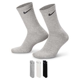 Socks Men's Nike Everyday Cushioned Crew 6-Pair Pack Side View With Package