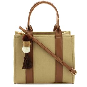  Emperia Tote With Faux-Leather Trim Front View