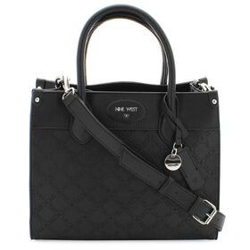 Handbags Nine West Archy Embossed Satchel Front View