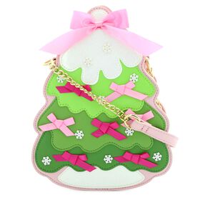 Crossbody Betsey Johnson XOMERRY Christmas Tree Handbag Front View