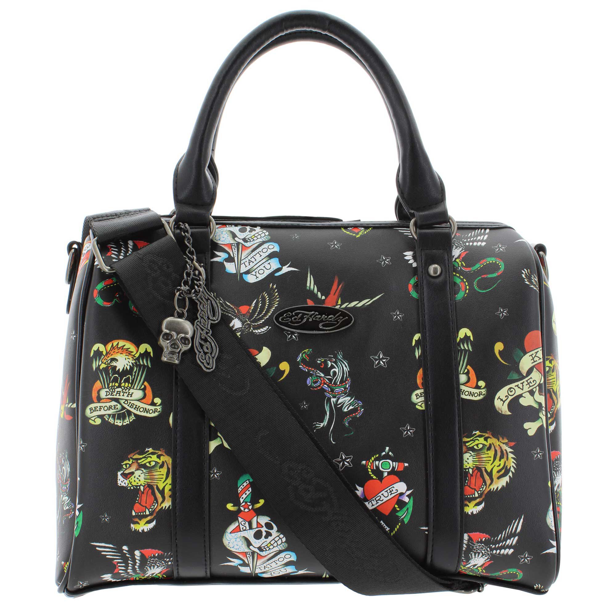 Ed Hardy Josie Satchel Front View