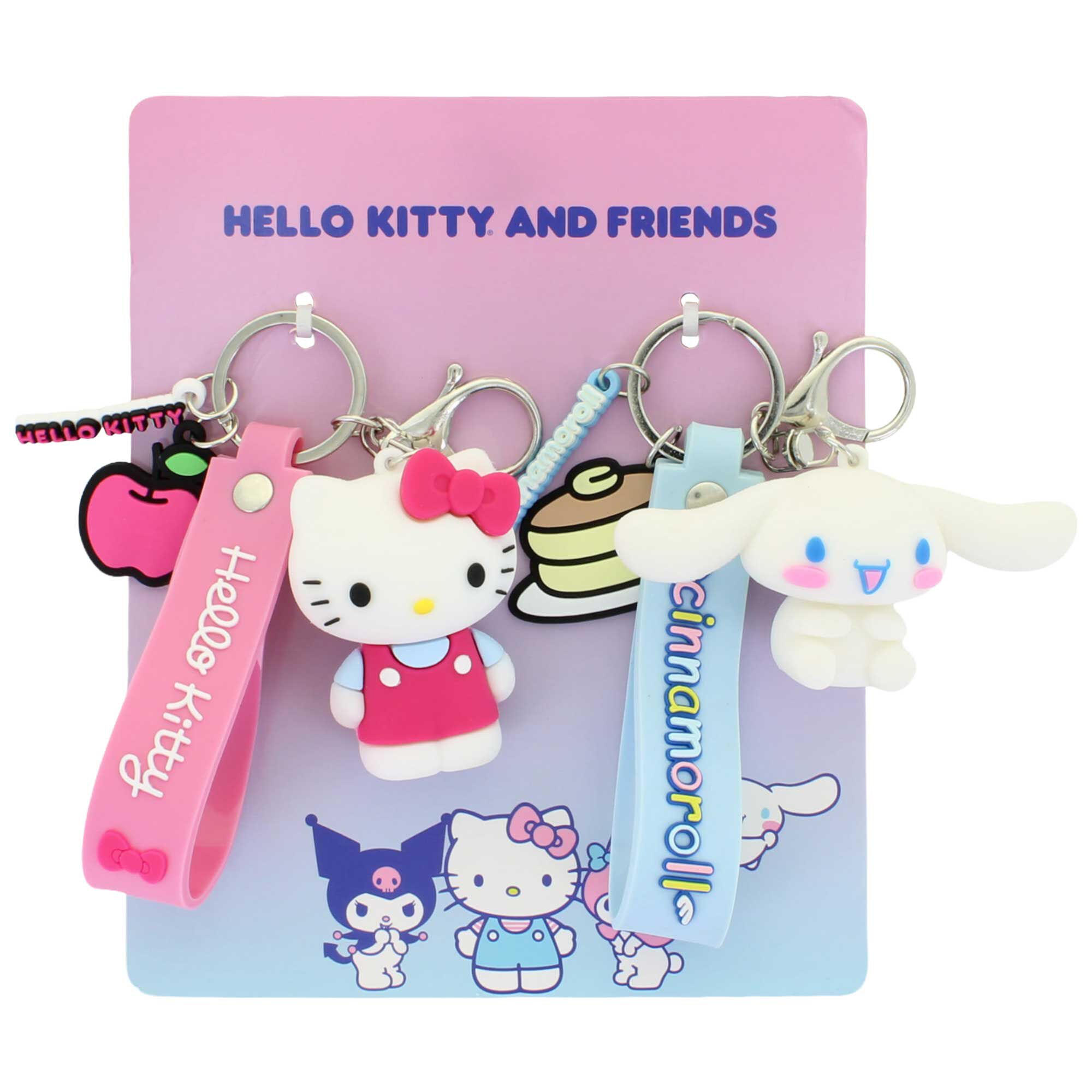 Hello Kitty & Friends Keychain Bag Clip 2-Pack Front Package View