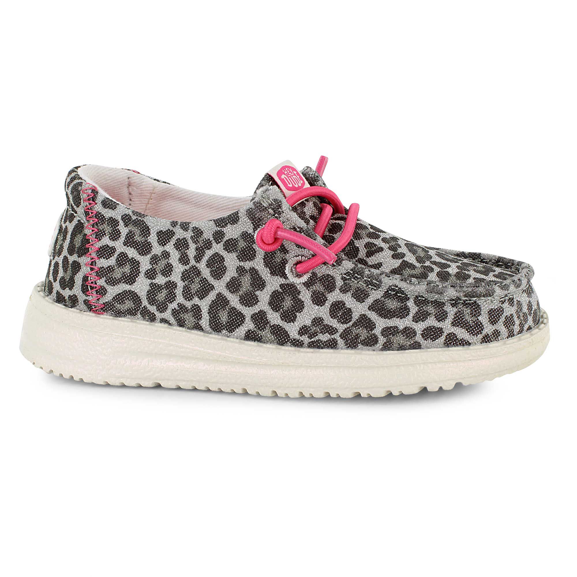 HEYDUDE Wendy Toddler Luxe Leopard Right Side View