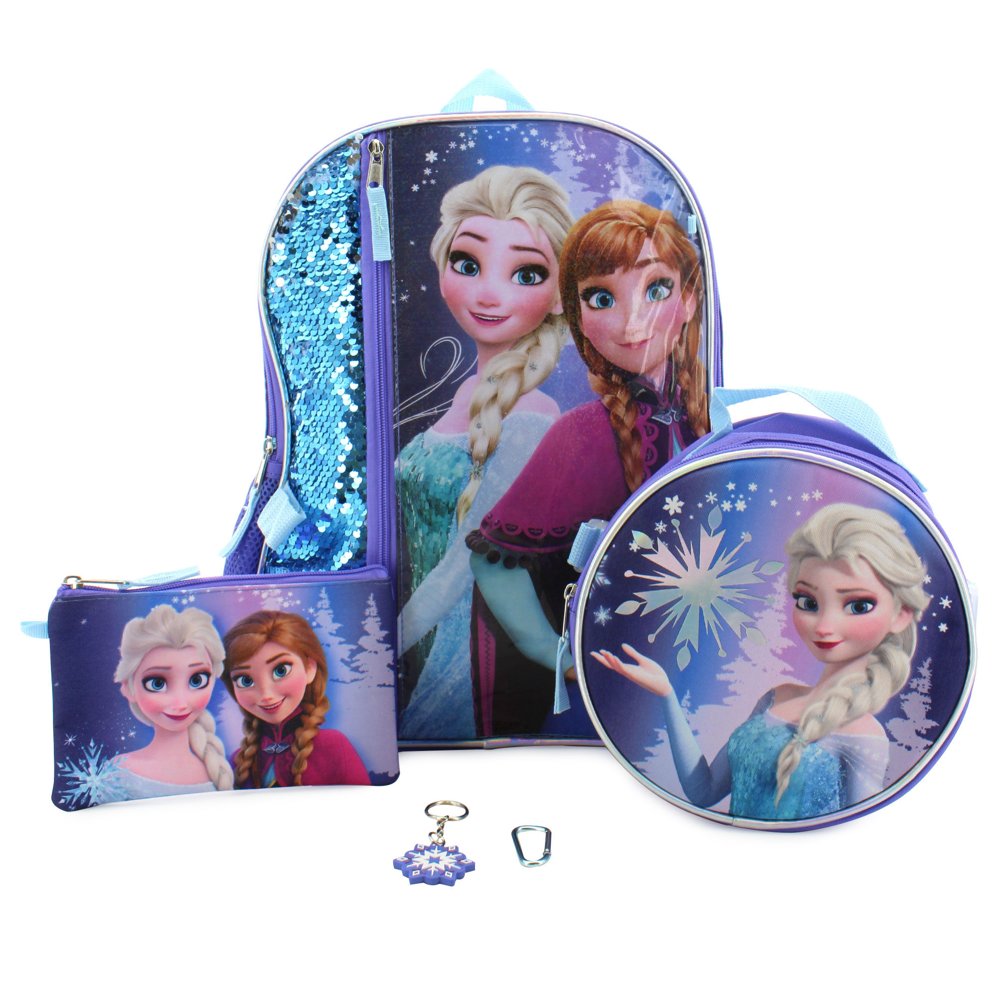 Disney Frozen 5-Piece Backpack Set Front View
