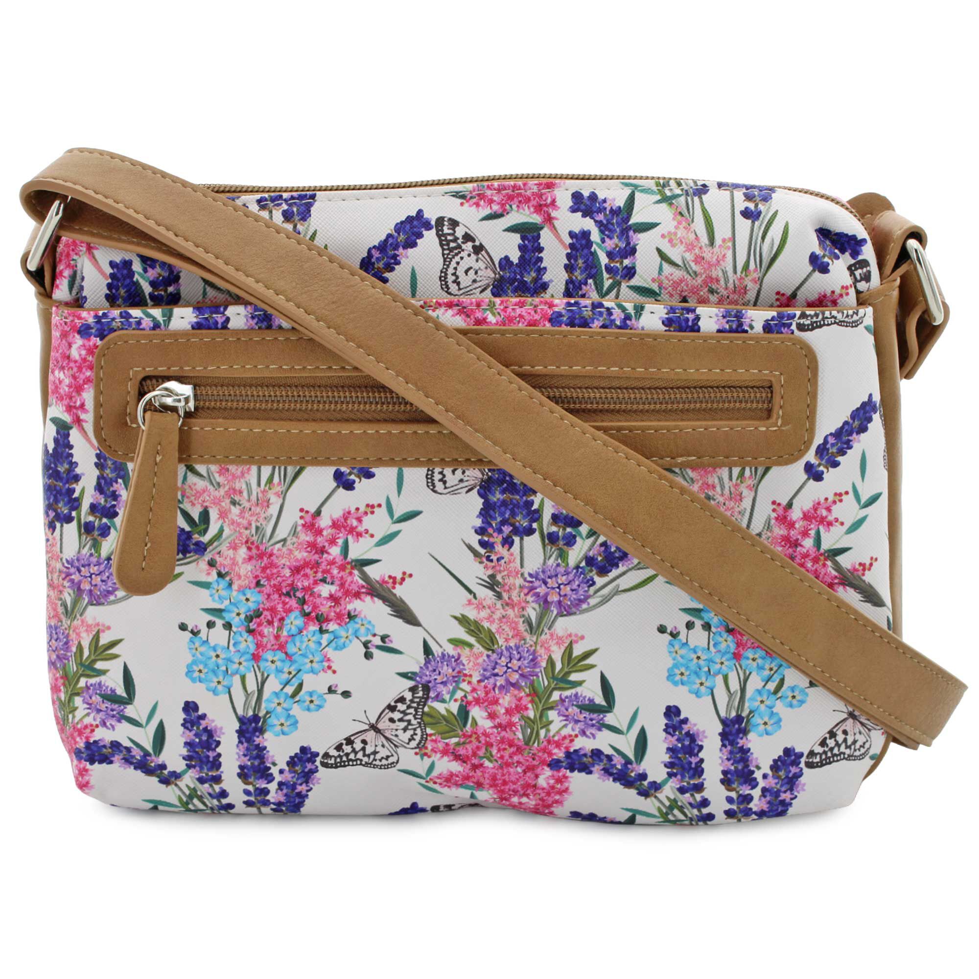 Bueno Floral Crossbody Front View