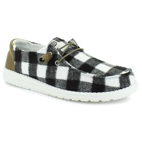  HEYDUDE Wendy Buffalo Plaid Right Side View