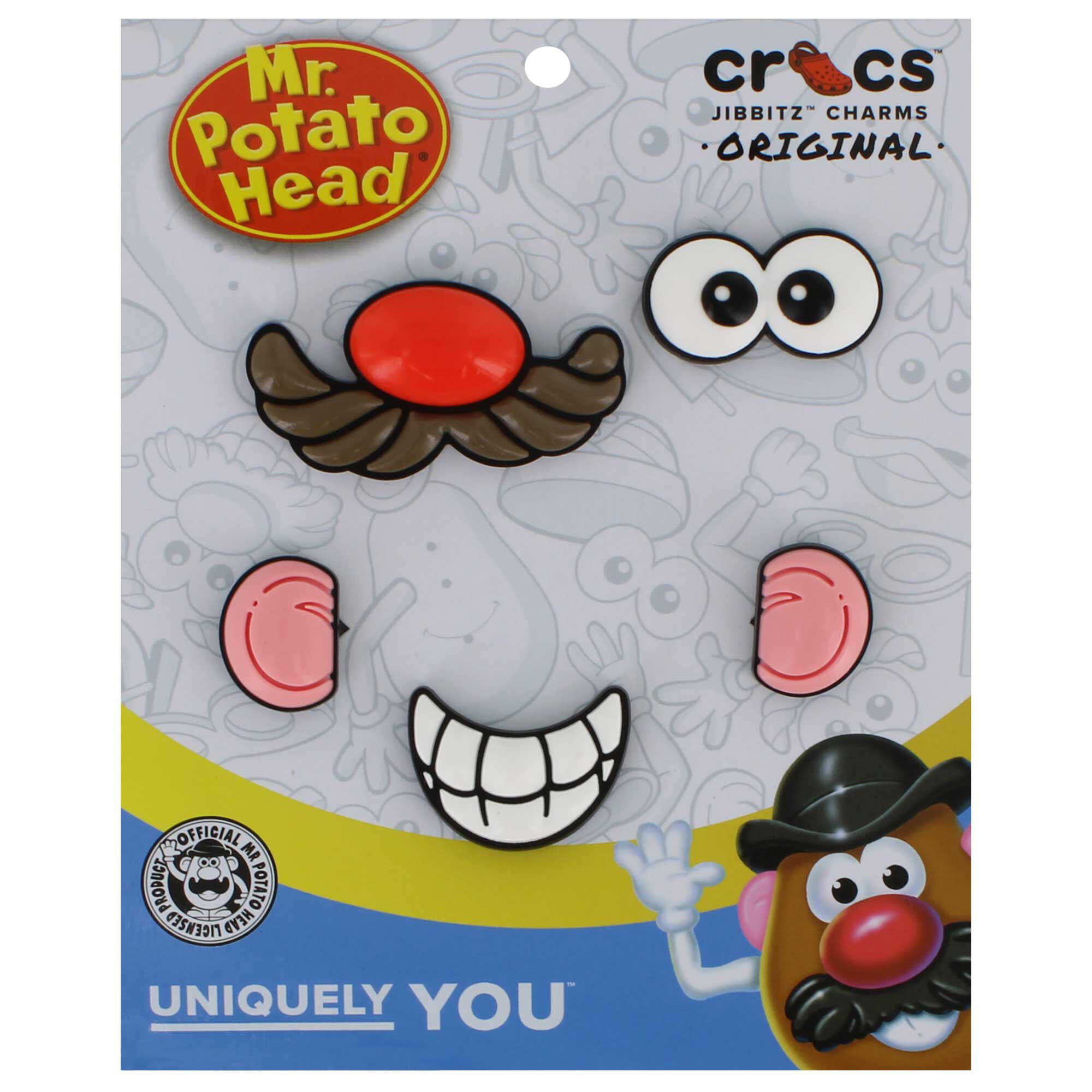 Crocs Jibbitz Mr. Potato Head 5-Pack Front Package View