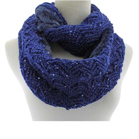  Couture Gems Sequin Eternity Scarf Front View