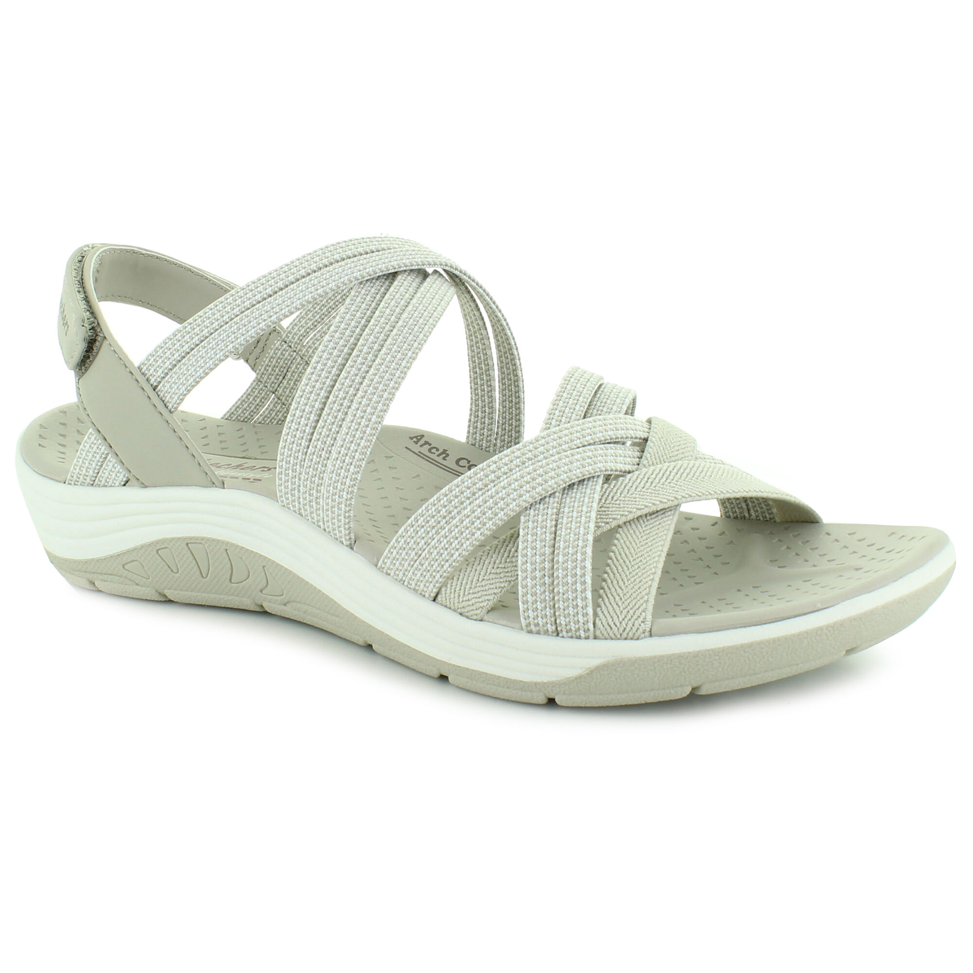 Shoe show white sandals discount