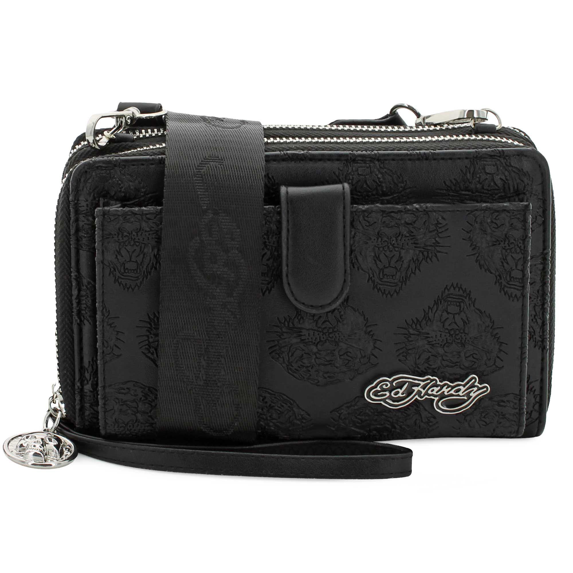 Ed Hardy Lizzy Wallet-On-A-String Front View
