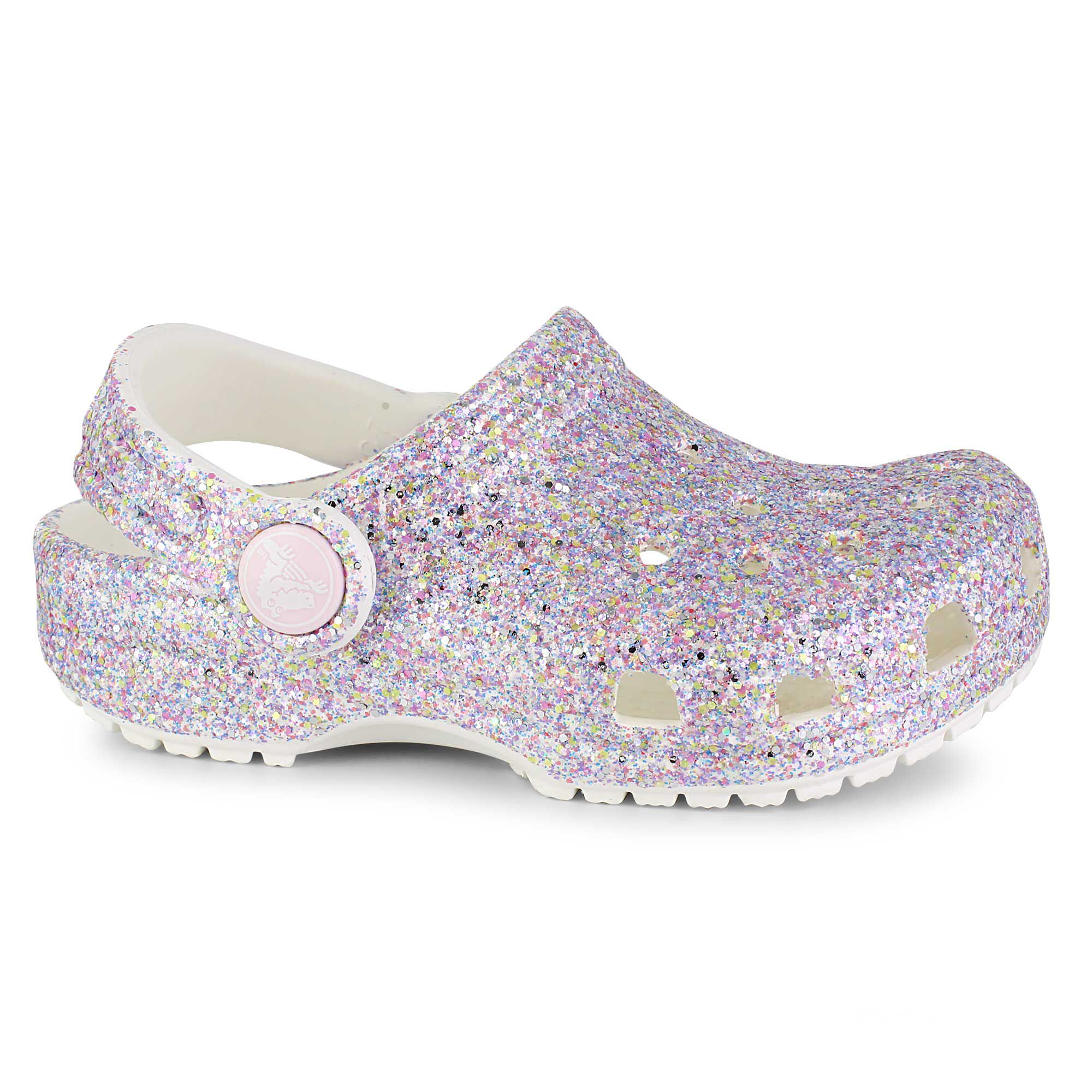 Crocs Classic Glitter Clog-T Right Side View